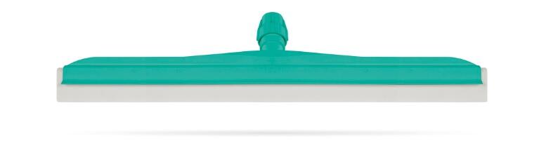Green Plastic Squeegee with White Rubber 45Cm